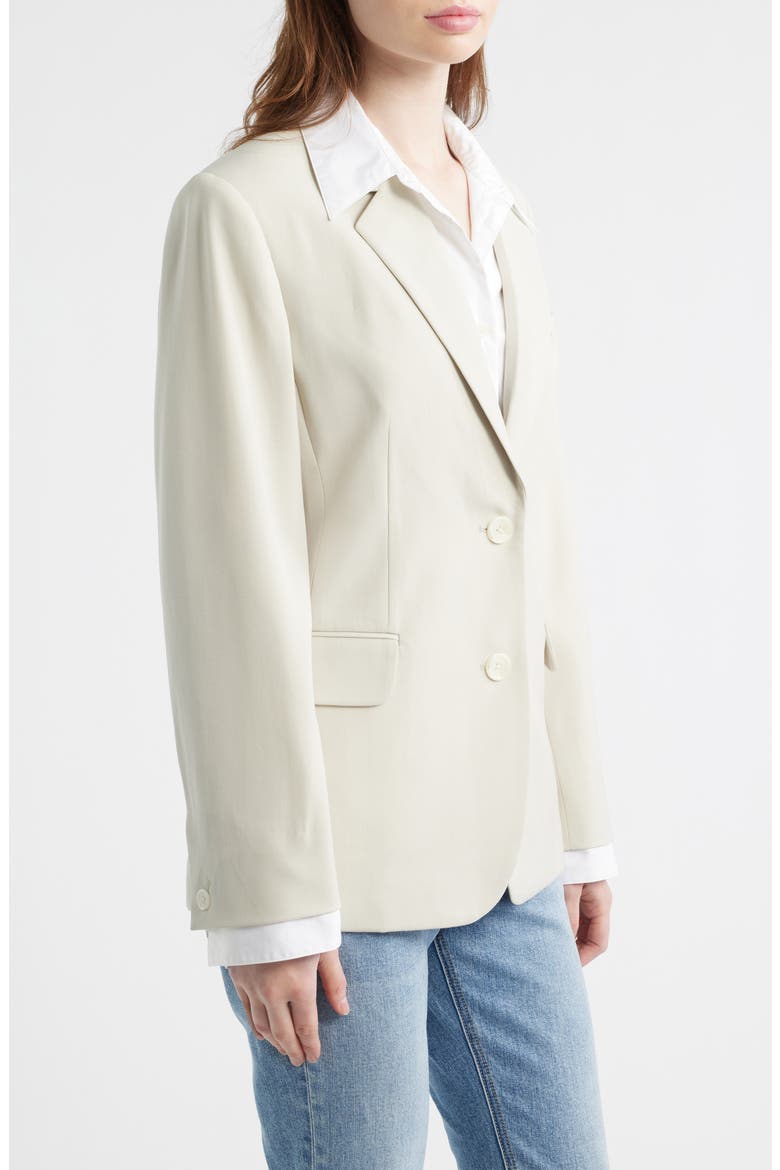 Layered Wool Blazer, Alternate, color, IVORY