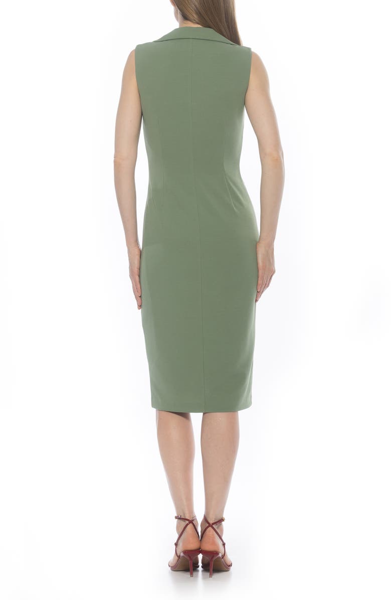 Alexia Admor Jean Sheath Dress, Alternate, color, Sage