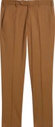 Zanella Parker Platinum Super 130's Gabardine Dress Pants