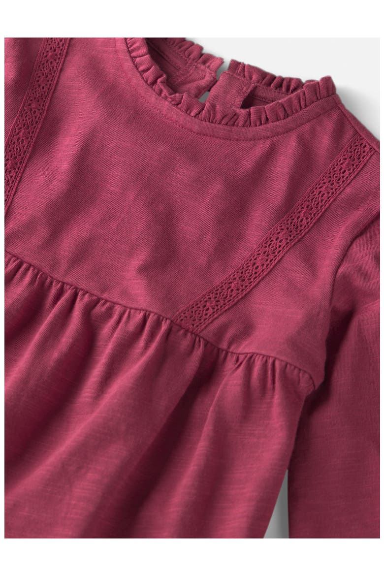 Organic Cotton Knit Top, Alternate, color, MAROON