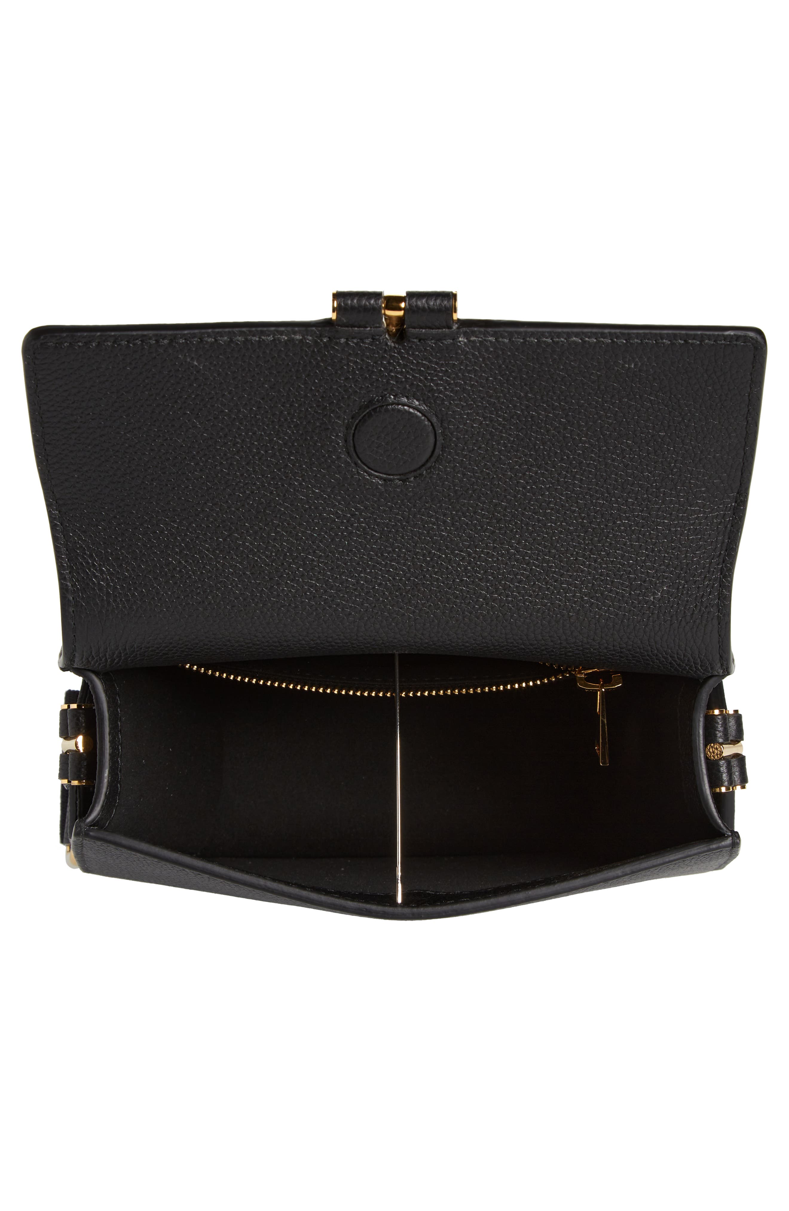 TOM FORD Mini Tara Grained Leather Crossbody Bag, Alternate, color, 