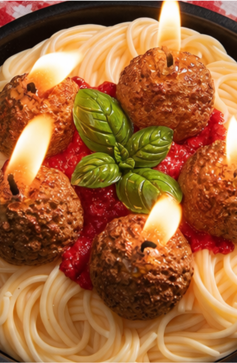 Southlake gifts Spaghetti and Meatballs Candle, Alternate, color, Spaghetti And Meatballs