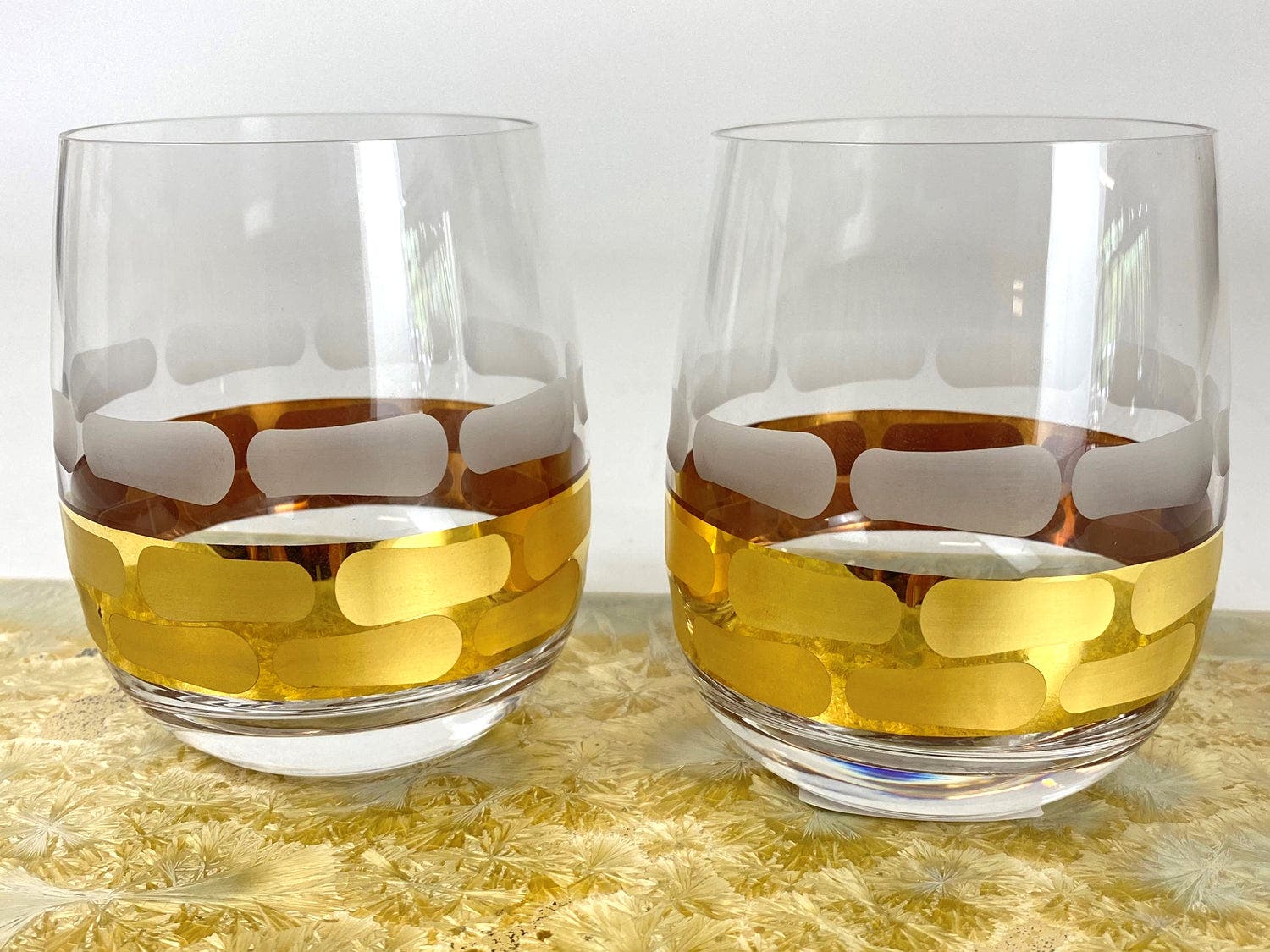 selected clear/gold