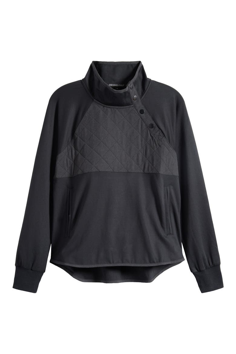 Ellis Colorblock Pullover, Alternate, color, BLACK