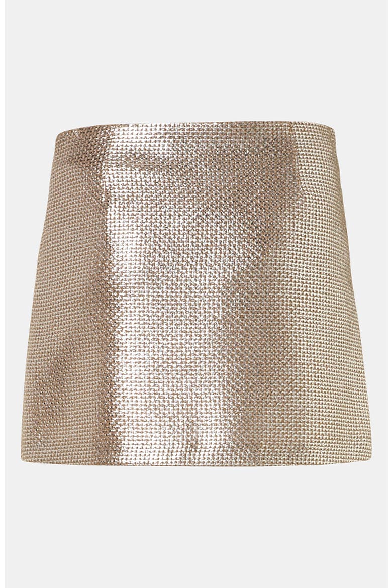 Textured Metallic Skirt, Alternate, color, NEUTRAL