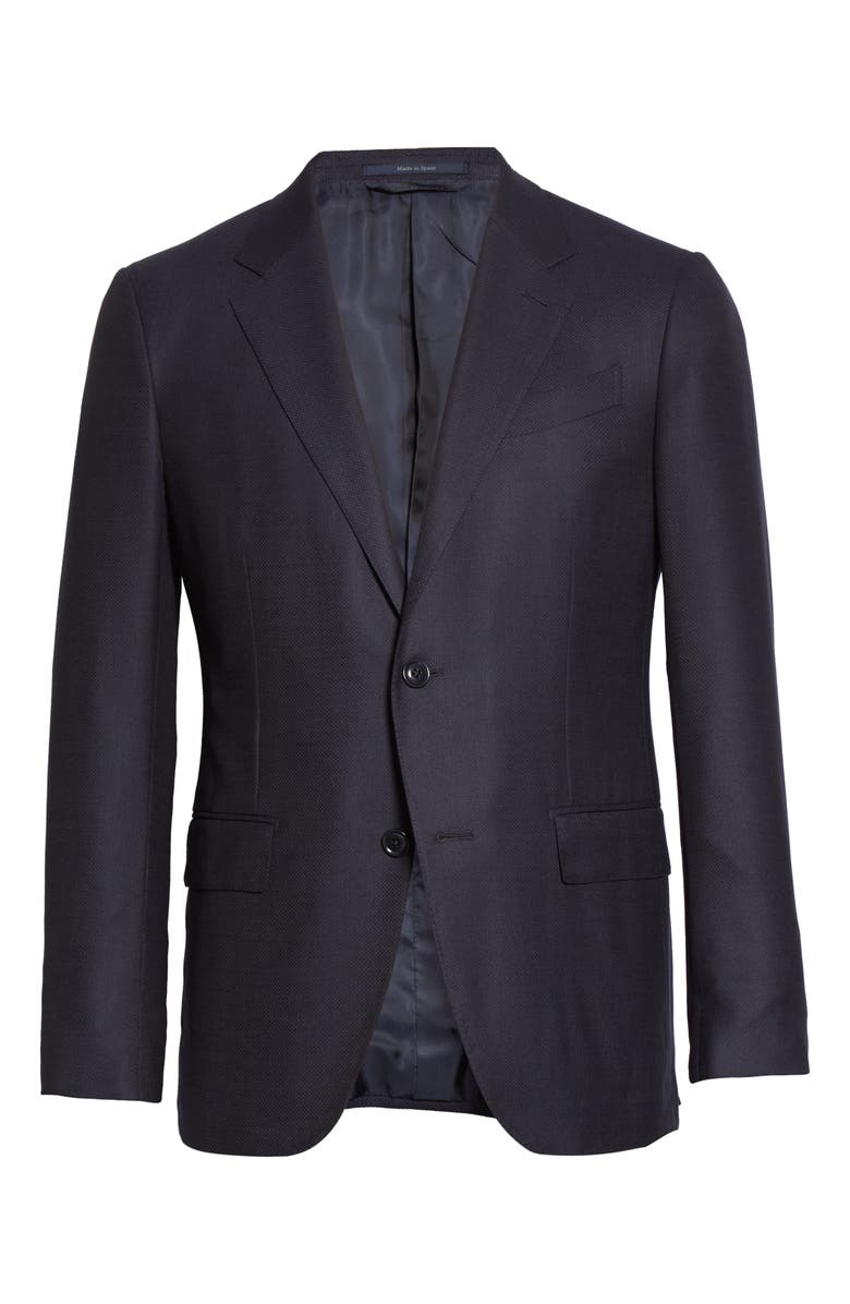 ZEGNA Regular Fit Stretch Wool & Silk Sport Coat, Alternate, color,