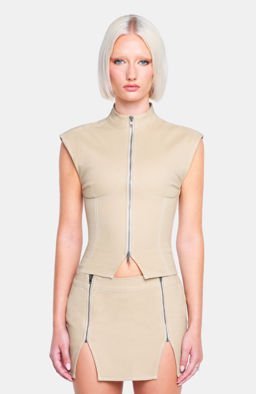 Ow Collection Women's Neutrals Marley Top - Sand In Neutral