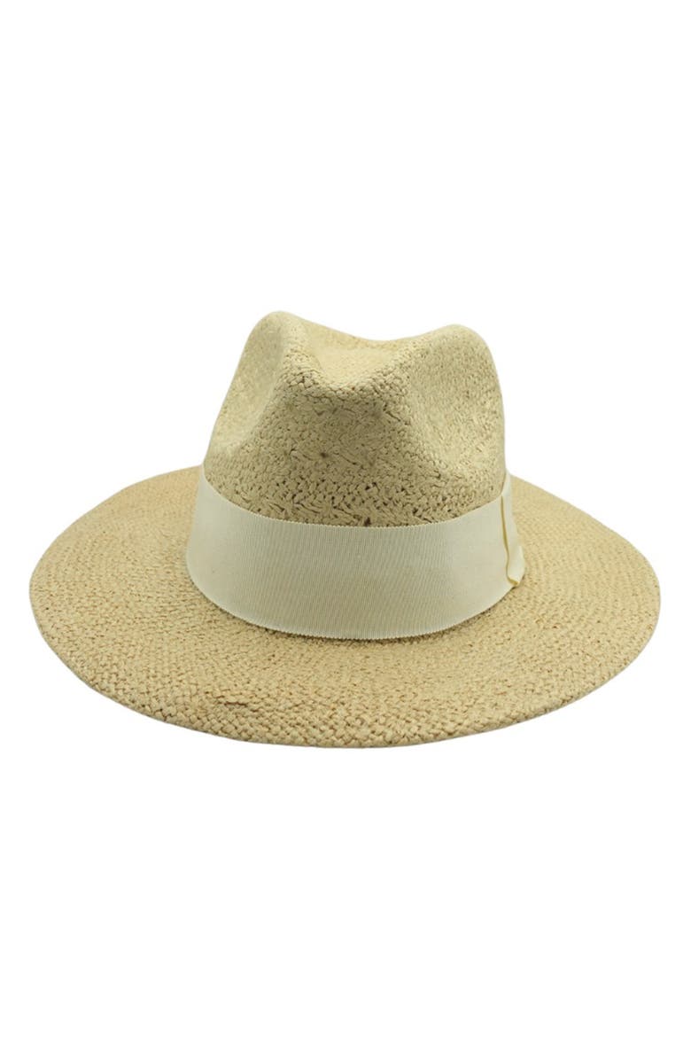 MODERN MONARCHIE Panama Straw Hat, Main, color, White
