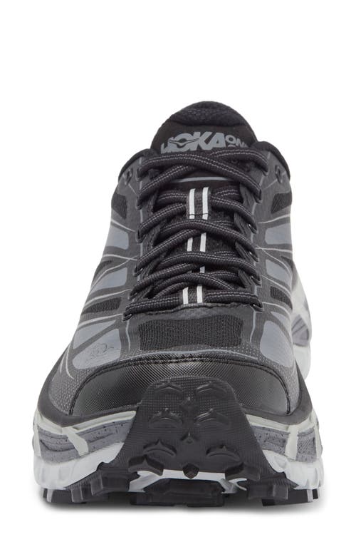 Hoka Mafate Speed 2 Black/grey Trainer In Black
