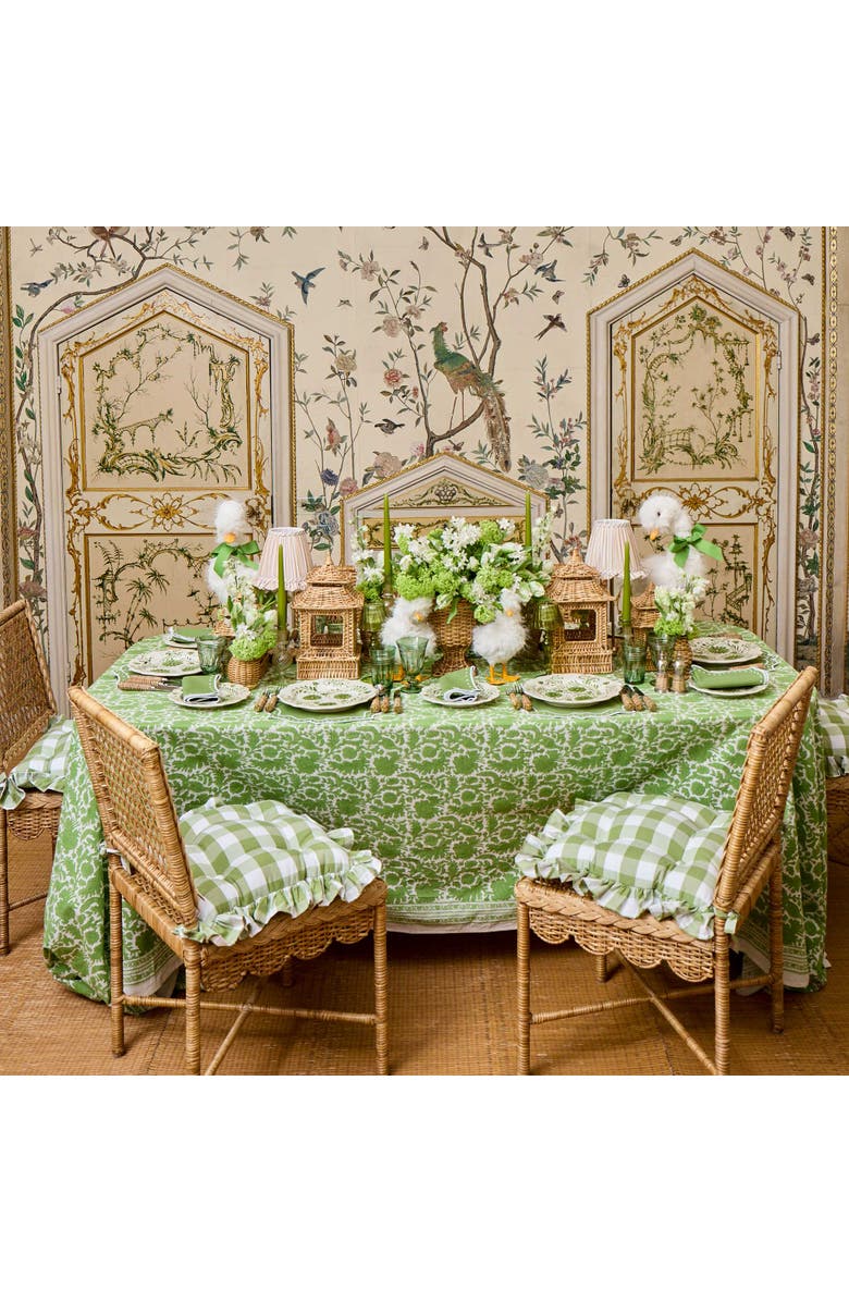 Mrs. Alice Azure Camille Candle Holders, Alternate, color, Green