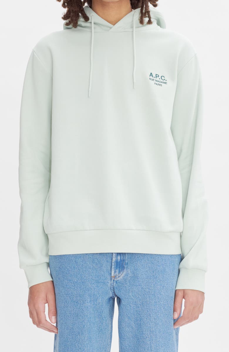 Rue Madame Embroidered Stretch Cotton Hoodie