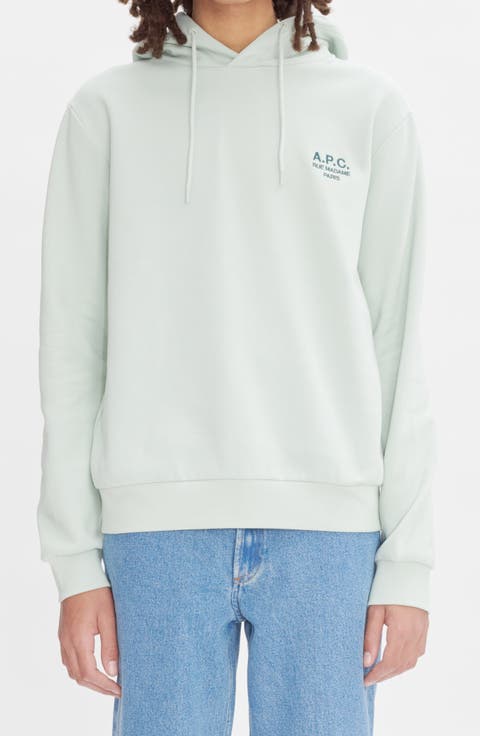 Rue Madame Embroidered Stretch Cotton Hoodie