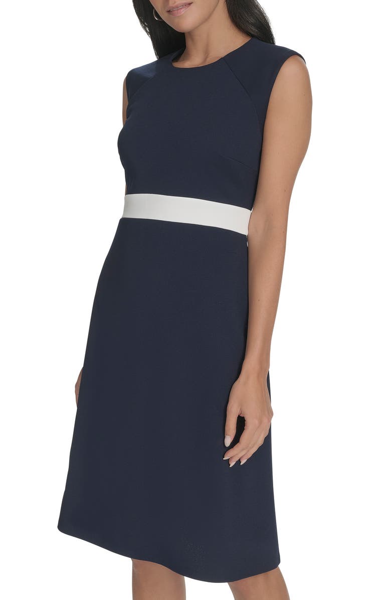 Calvin Klein Colorblock Sheath Dress, Alternate, color,