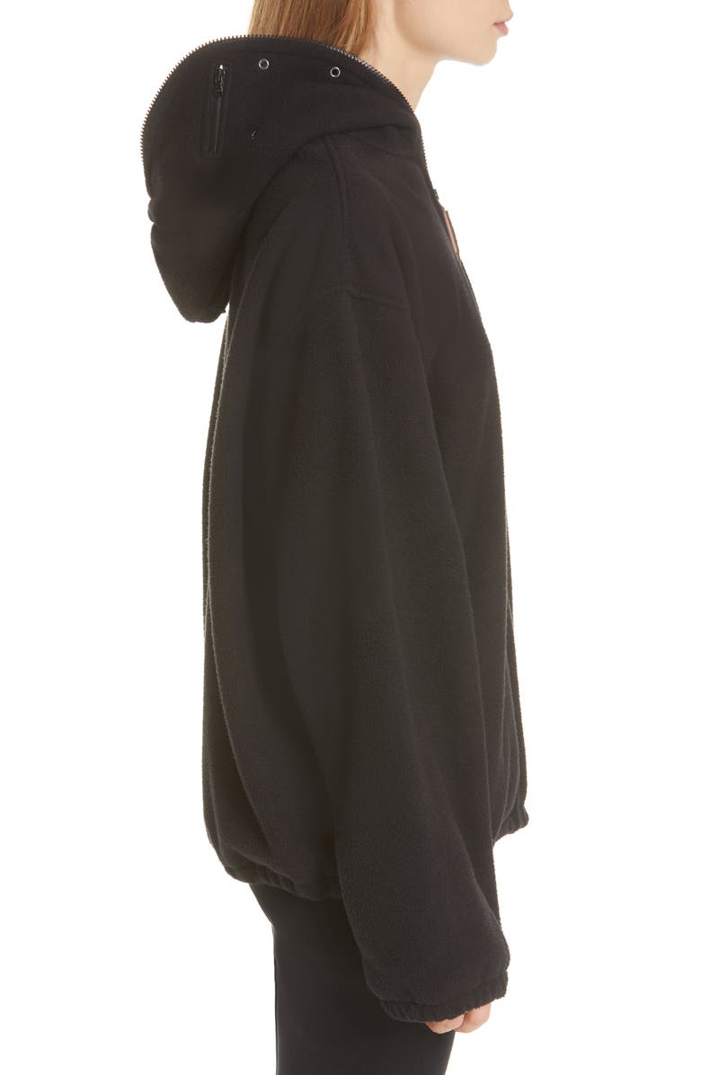 VETEMENTS Zip Fleece Mask Jacket, Alternate, color, 