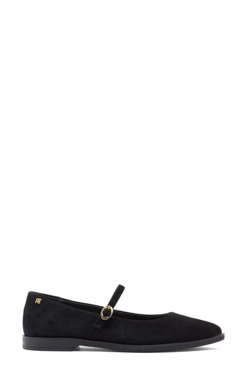 Paul Green Carla Mary Jane Flat In Black