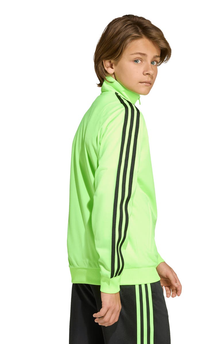 adidas Kids' Firebird Recycled Polyester Track Jacket, Alternate, color, Signal Green