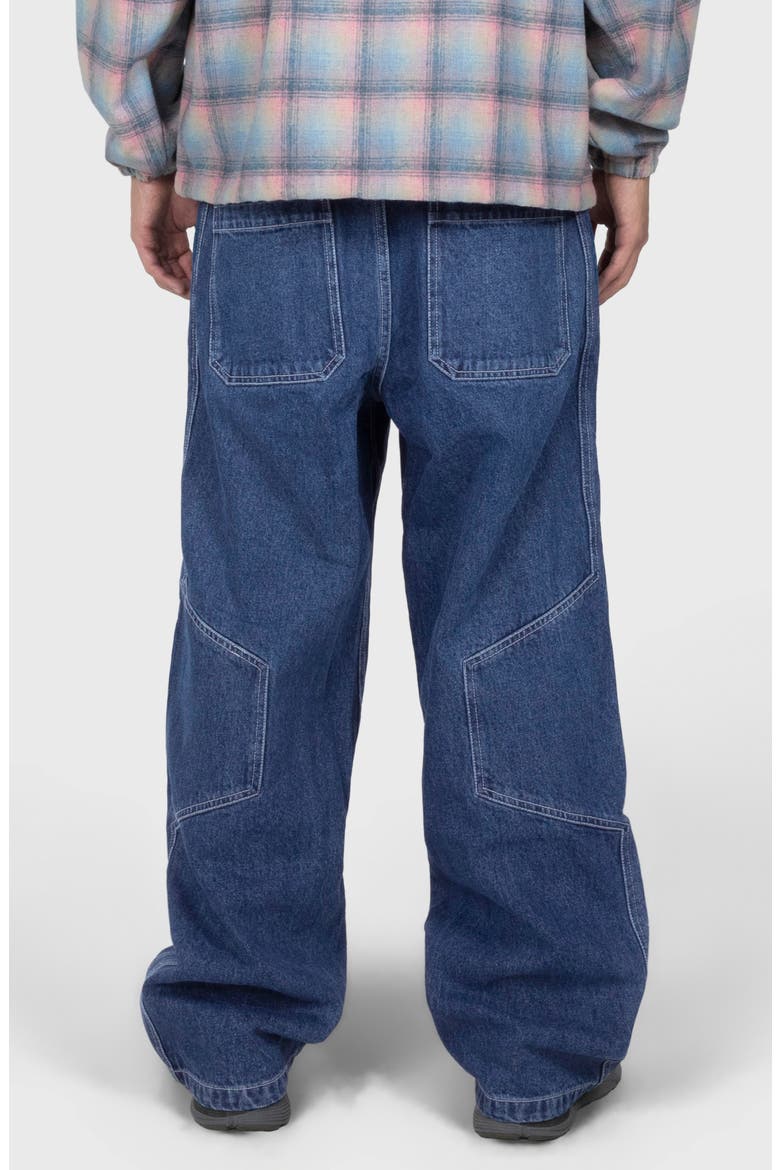 Position Baggy Fit Wide Leg Jeans, Alternate, color, INDIGO