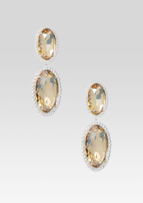 Retroféte Retrofête Hilma Gemstone Drop Earrings In Gold