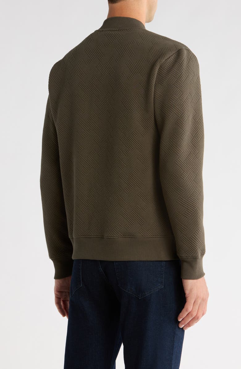 Robert Barakett Lanthimos Full Zip Jacket, Alternate, color, Olive