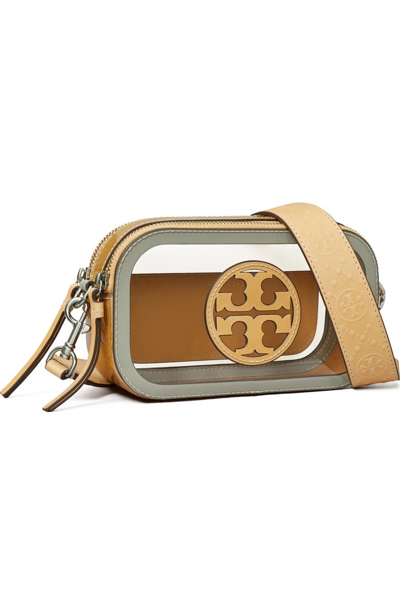 Tory Burch Mini Miller Clear Crossbody Bag, Alternate, color,