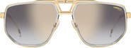 Carrera Eyewear 61mm Gradient Geometric Square Sunglasses