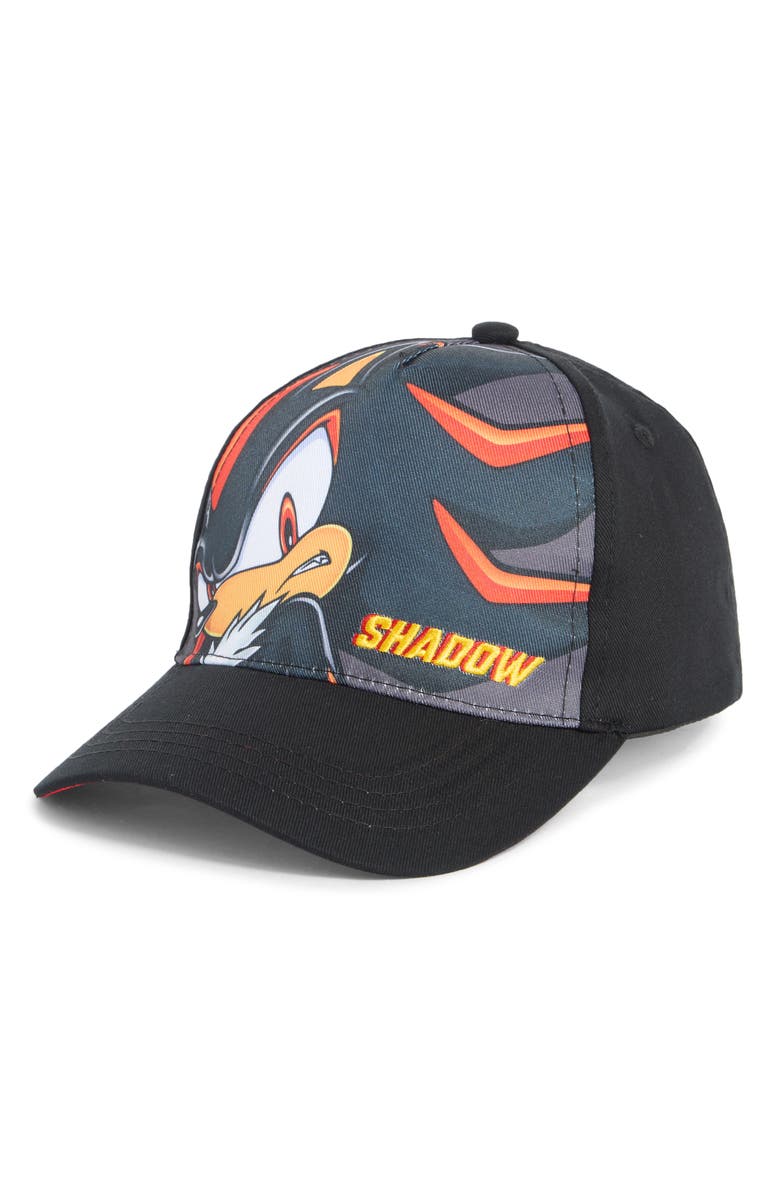 USPA ACCESSORIES Kids' Sonic the Hedgehog<sup>®</sup> Big Shadow Snapback Baseball Cap, Main, color, Black/ Red