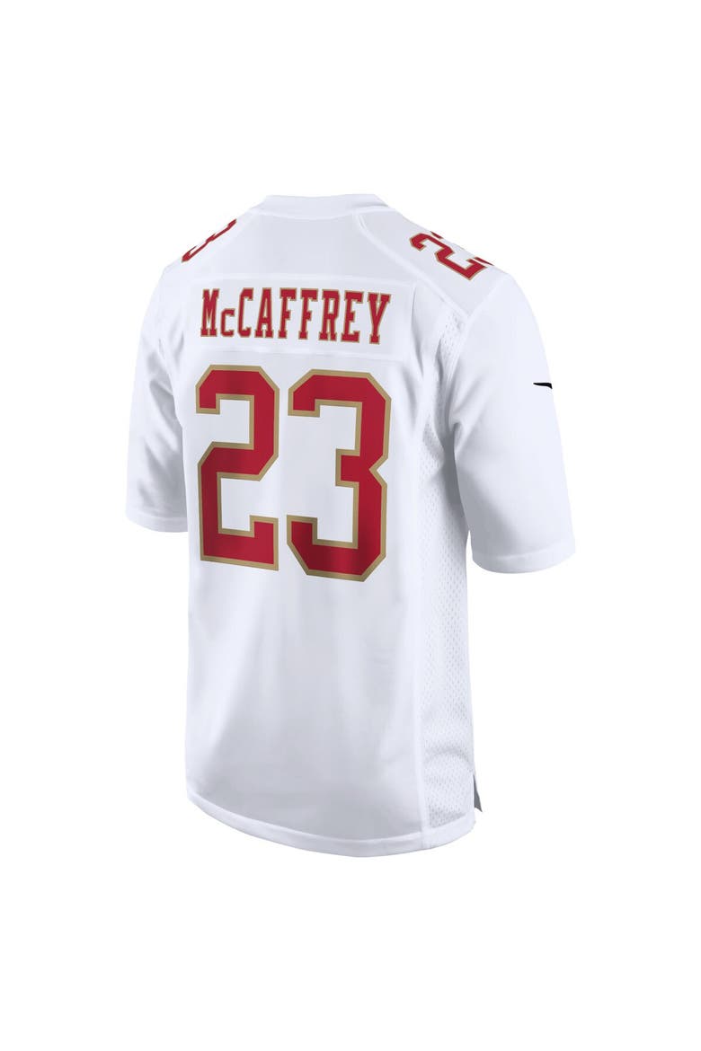 Men's Nike Christian McCaffrey Tundra White San Francisco 49ers Fashion Game Jersey, Alternate, color, White