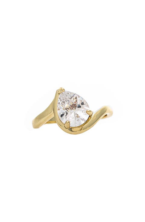 Teardrop Stone Ring
