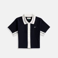 MARC NOLAN Cropped Tennis Polo