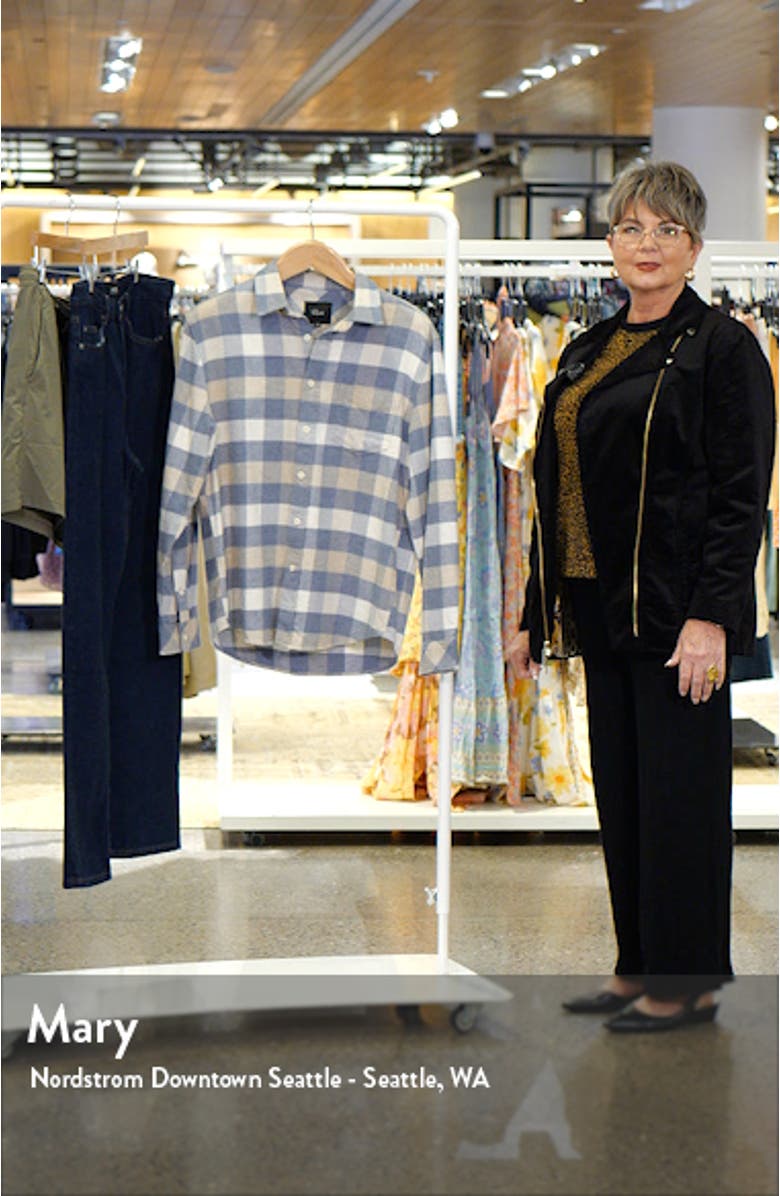 Forrest Check Flannel Button-Up Shirt, sales video thumbnail