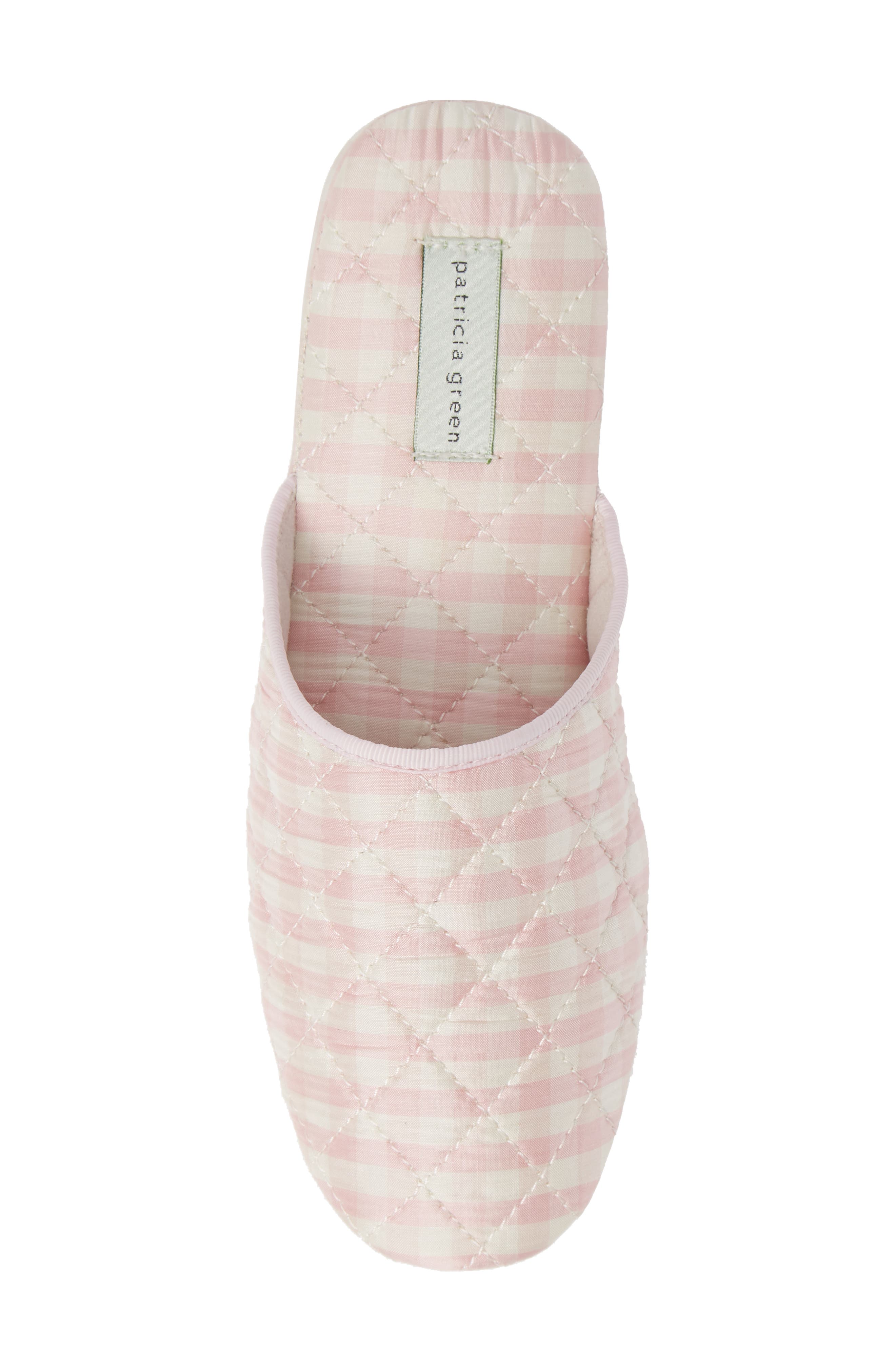 Sari Slipper, Alternate, color, PINK SILK FABRIC