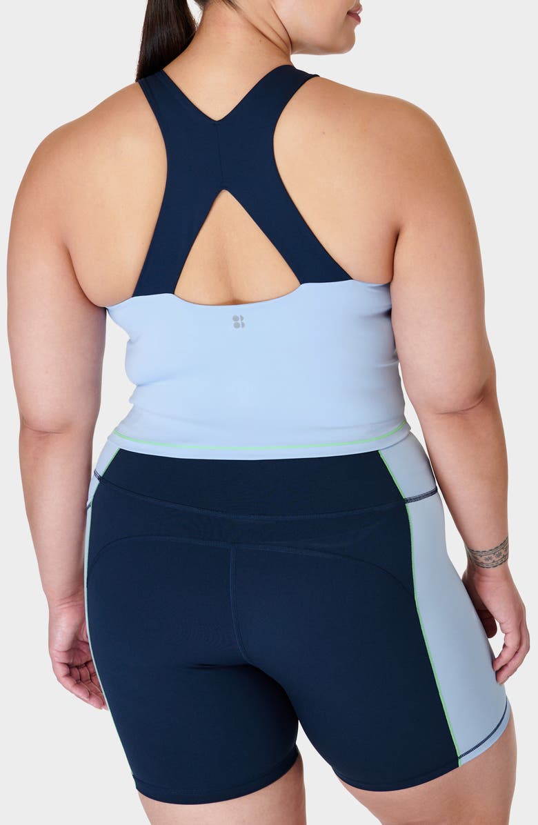 Sweaty Betty Power Racerback Tank, Alternate, color, Breeze Blu