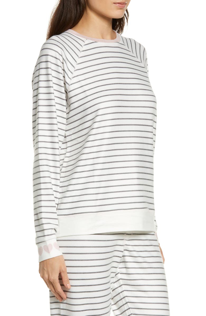 PJ Salvage La Vie En Rose Pajama Top, Alternate, color,