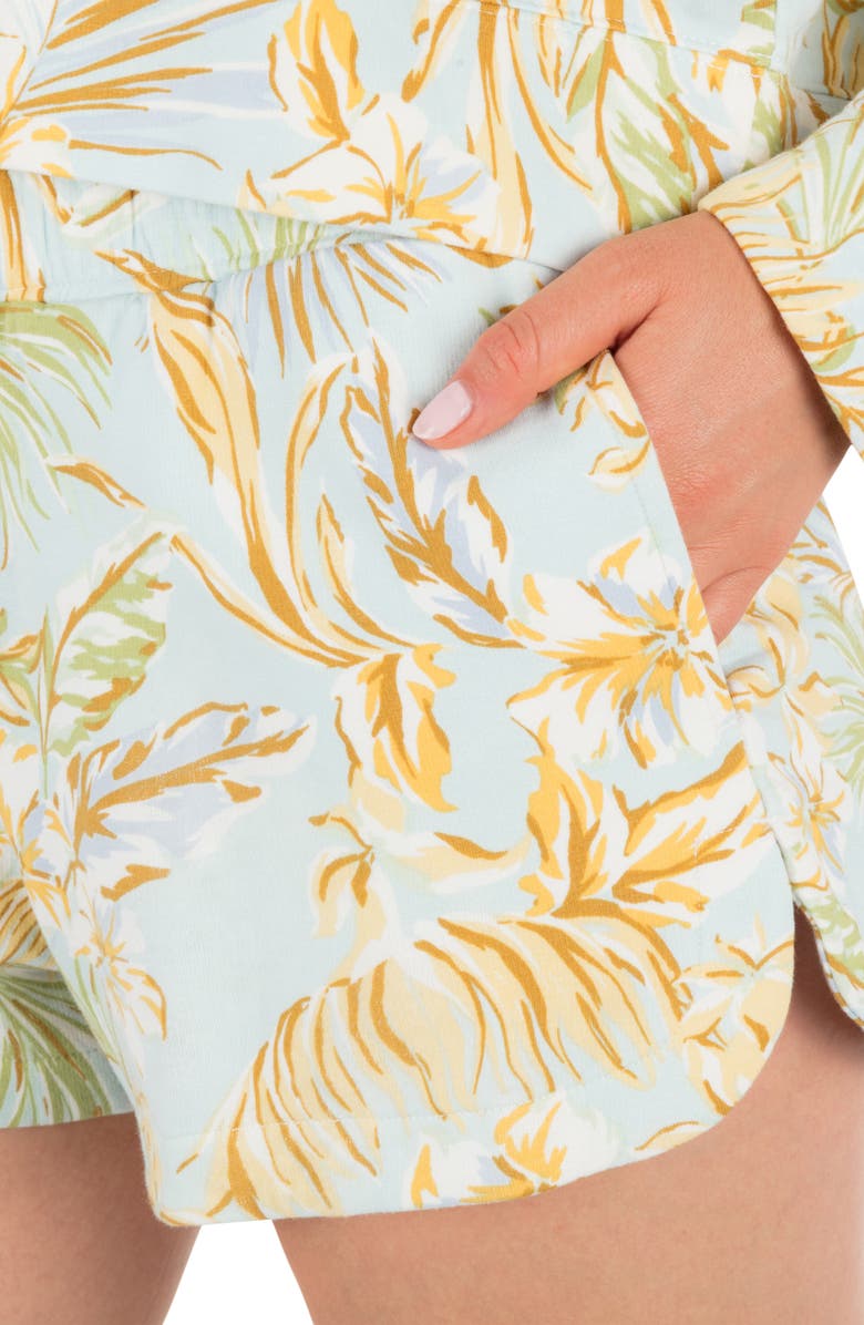 Hurley Fall Palms Shorts, Alternate, color, Starlight Blue