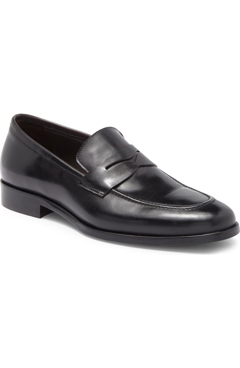 Bruno Magli Nolan Penny Loafer, Main, color, Black