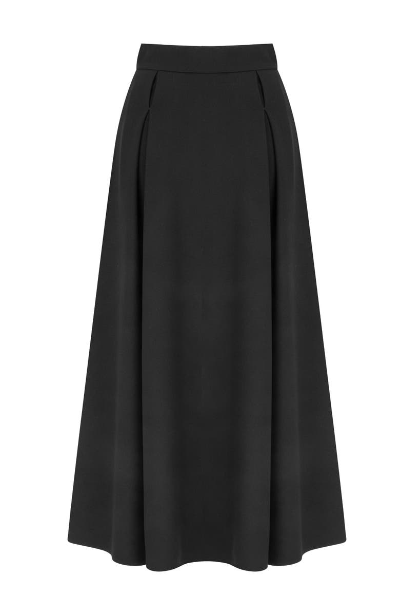 Nocturne High Waist Taffeta Skirt, Alternate, color, 