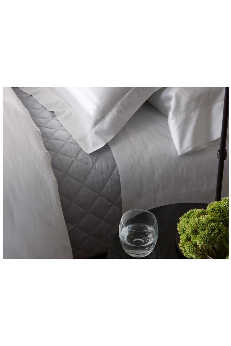 Bergamo Hemstitch Set of 2 Pillowcases, Alternate, color, BONE