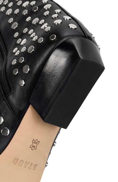Staud Wally Studded Bootie In Black