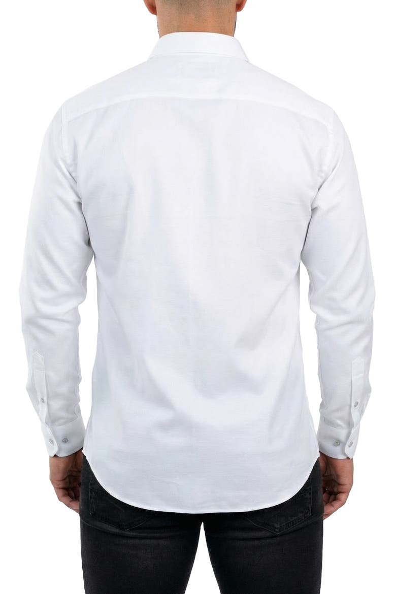 Prince Cotton Dress Shirt, Alternate, color, WHITE