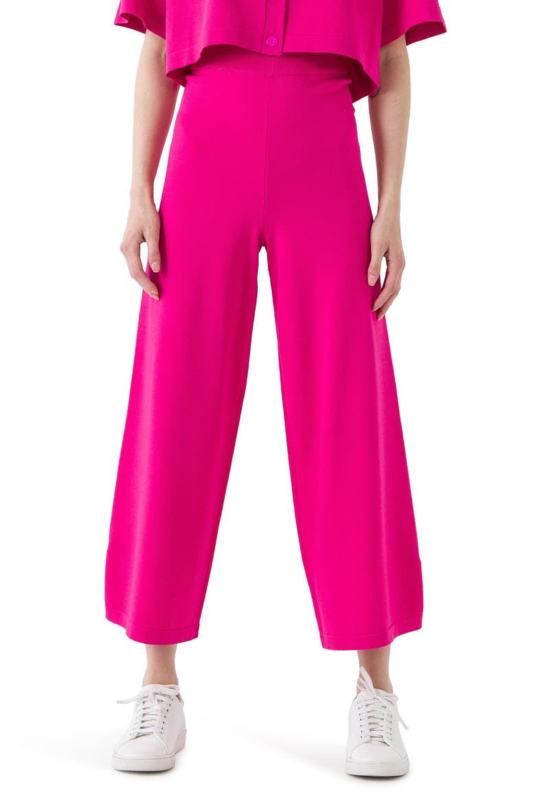 Loungewear Knit Pants, Main, color, MAGENTA