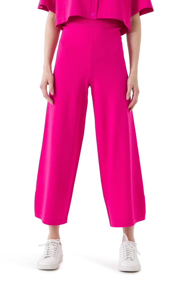 Endless Rose Loungewear Knit Pants, Main, color, Magenta