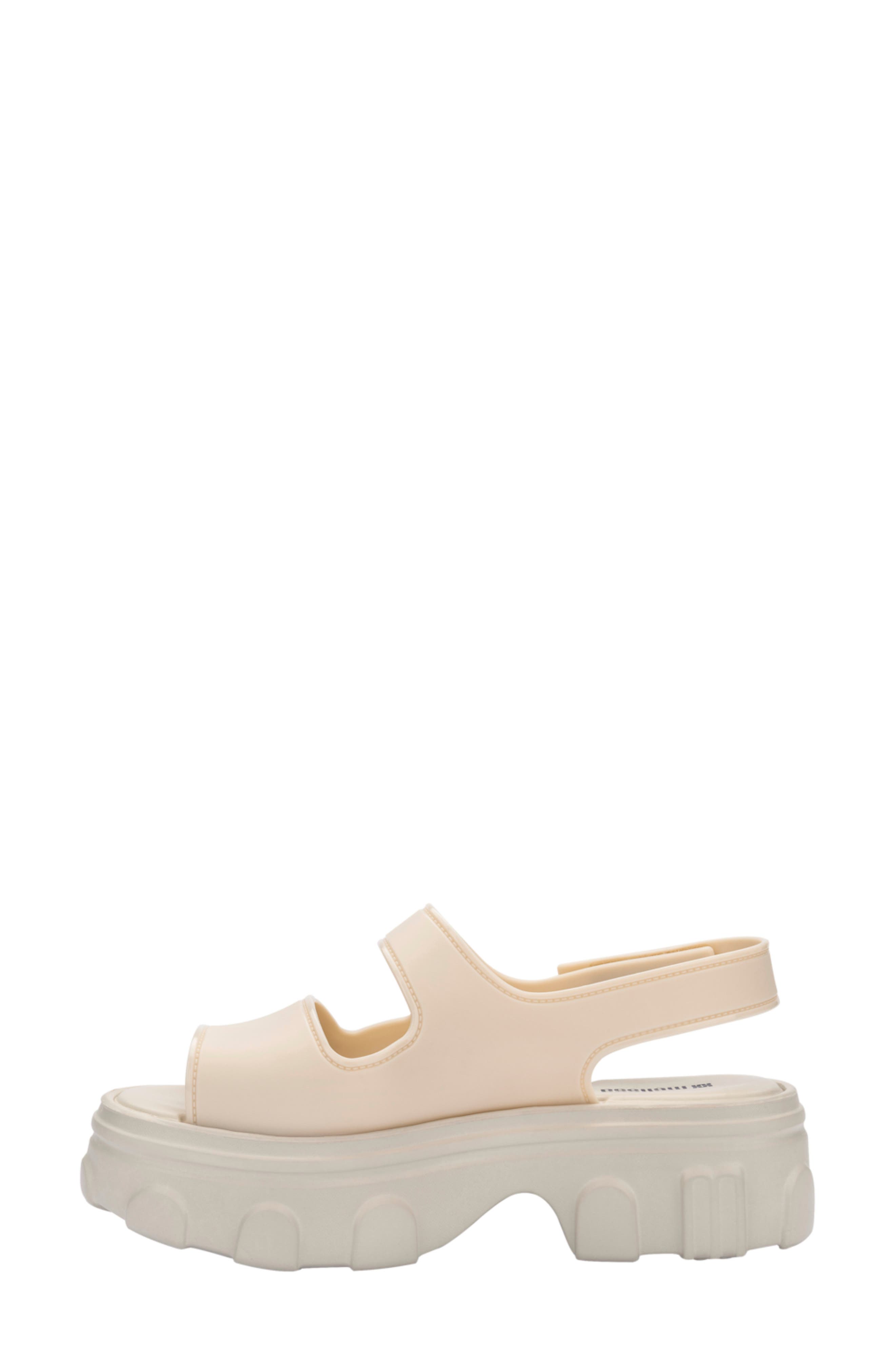 Melissa Ella Move Platform Sandal, Alternate, color, Light Beige