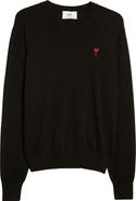 AMI PARIS Ami de Coeur Wool Crewneck Sweater