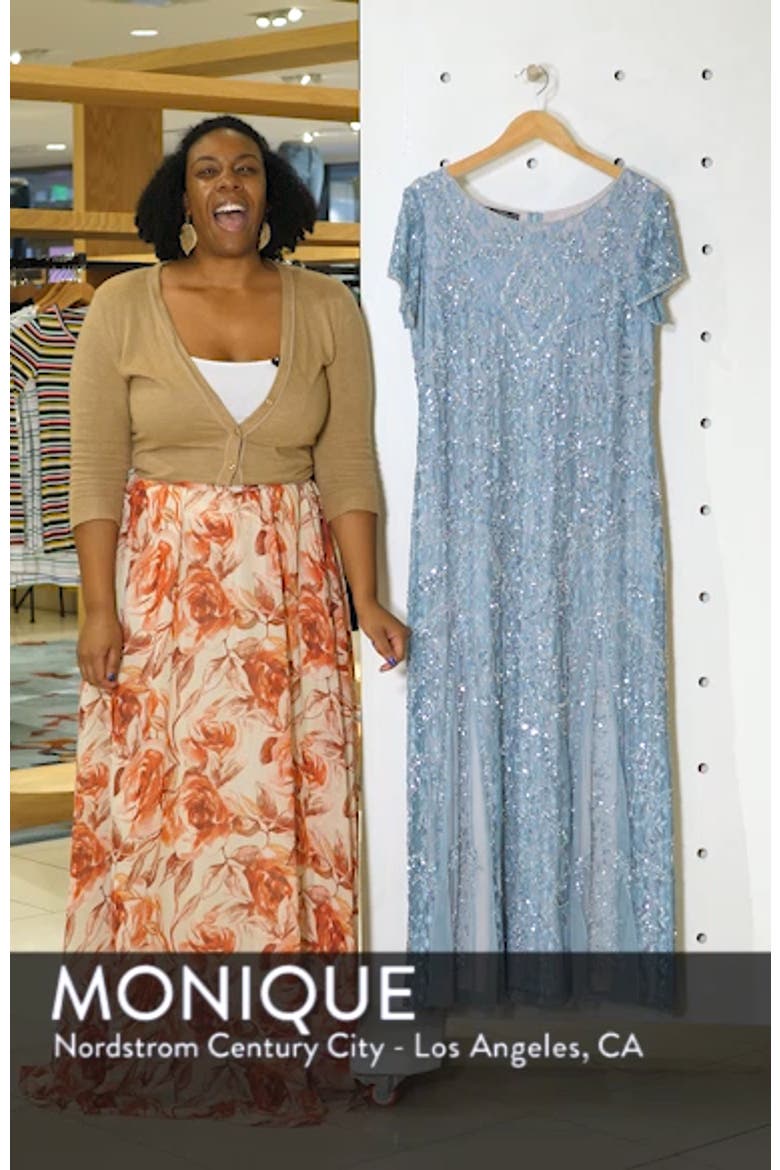 Embellished Lace A-Line Dress video