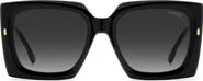 Carrera Eyewear 55mm Rectangular Sunglasses
