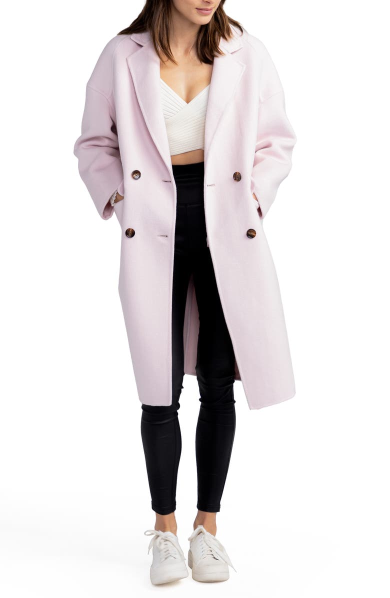 Belle & Bloom Amnesia Oversize Double Breasted Coat, Alternate, color, 