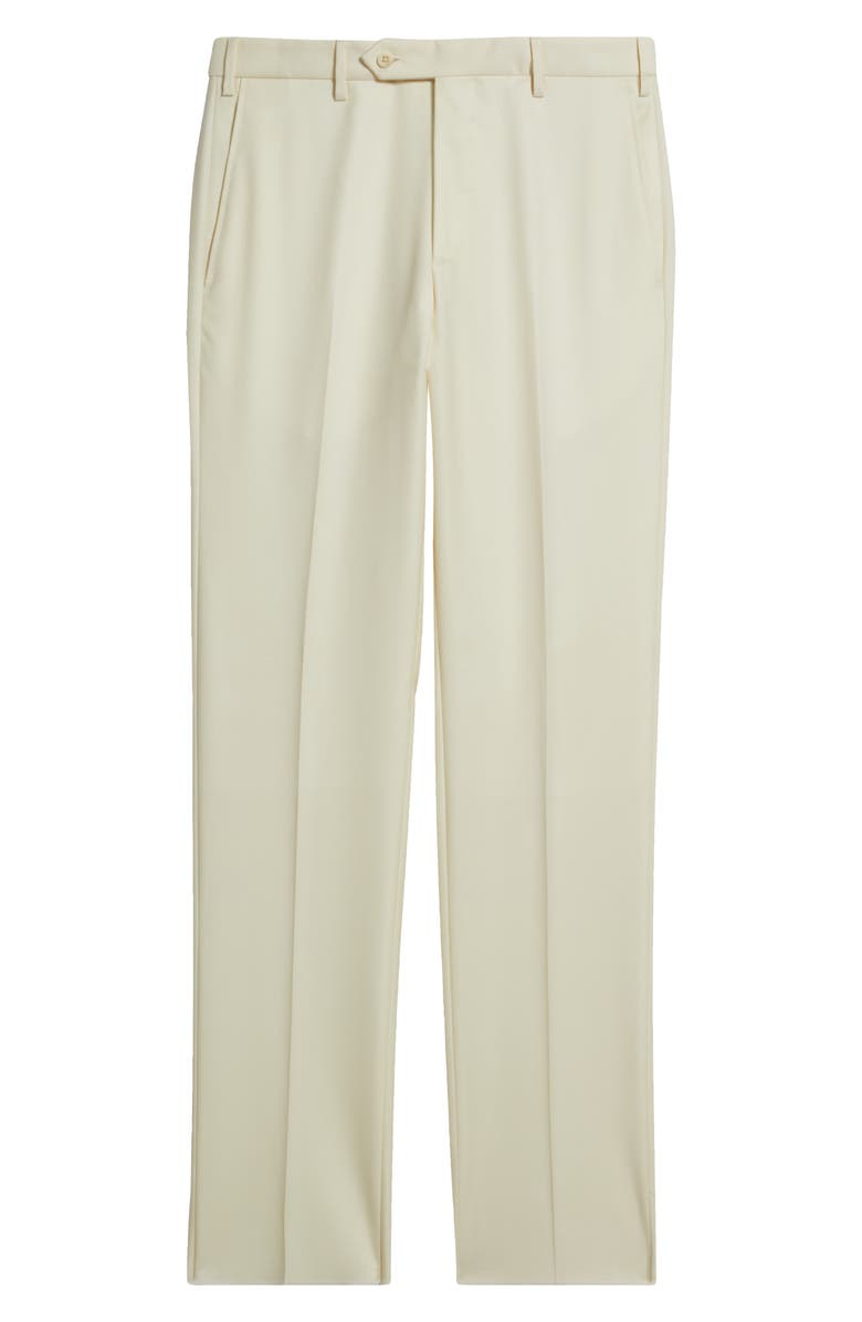 Zanella Devon Super 110s Serge Trousers, Alternate, color, White