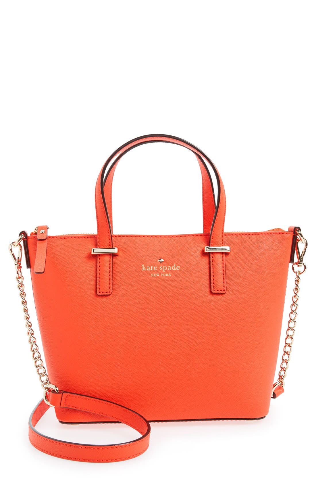 'cedar street - harmony' crossbody bag, Main, color, BRIGHT ORANGE RIND