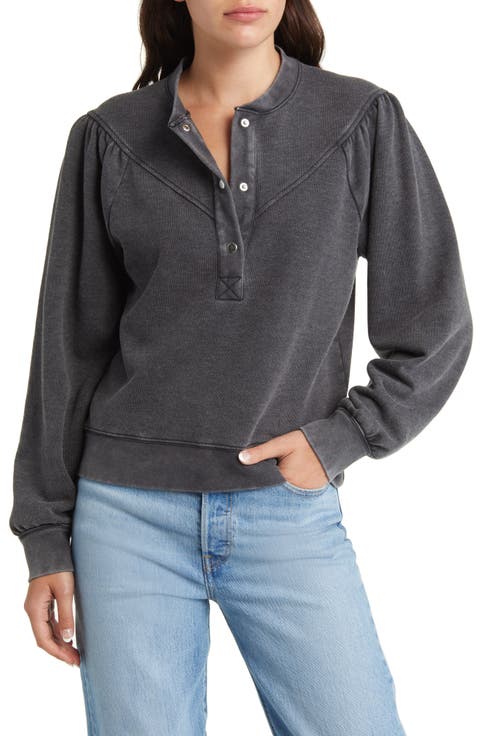 Dex Snap Placket Sweatshirt