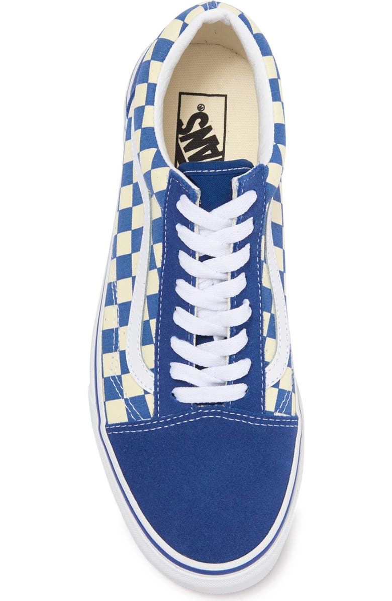 Vans Old Skool Primary Check Print Sneaker, Alternate, color,